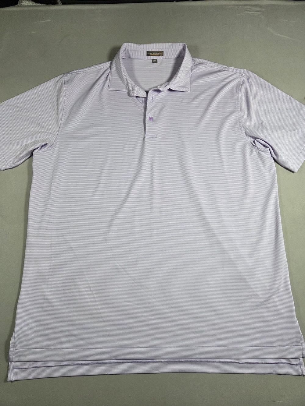 Peter Millar Men's Light Lavender Summer Comfort Polo Size XXL